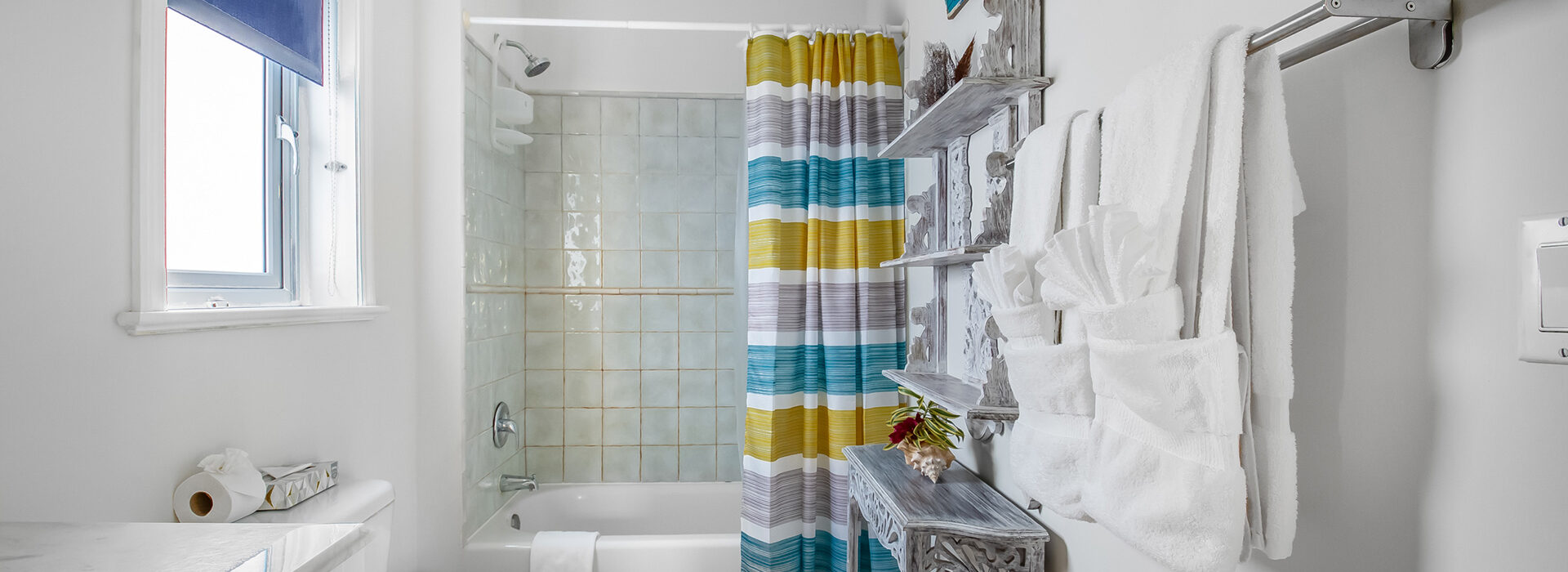 PIneapple bathroom area