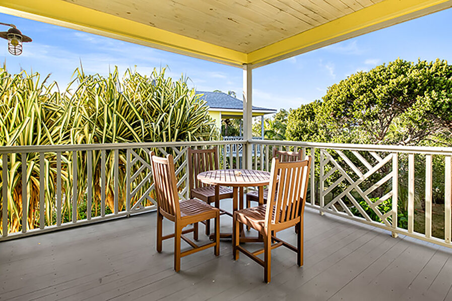 Pineapple Resort Room Balcony area